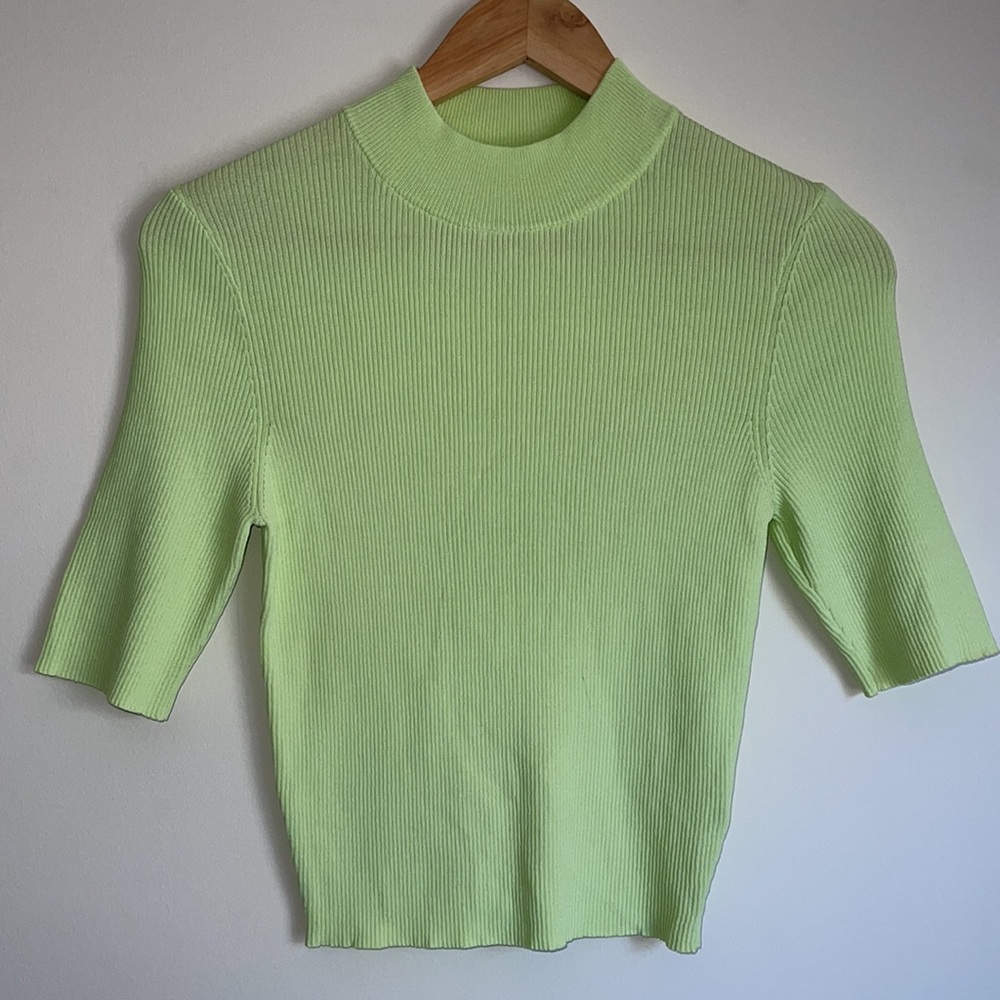 BEC & BRIDGE | Citrus Club Knit Tee in Key Lime - Picture 10 of 12